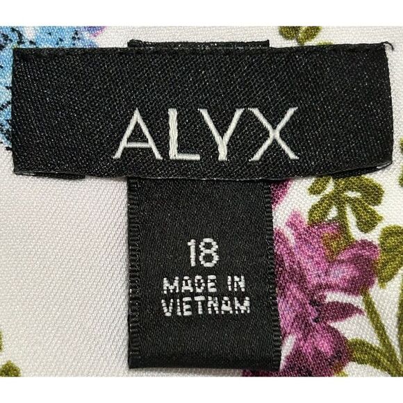 ALYX Women’s Size 18 Sleeveless Floral Sheath Dress - Picture 3 of 5